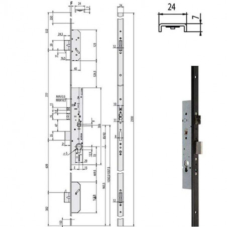 PORTAINSERTI MAGNETICO 1/4 mm 60 452.00 PG